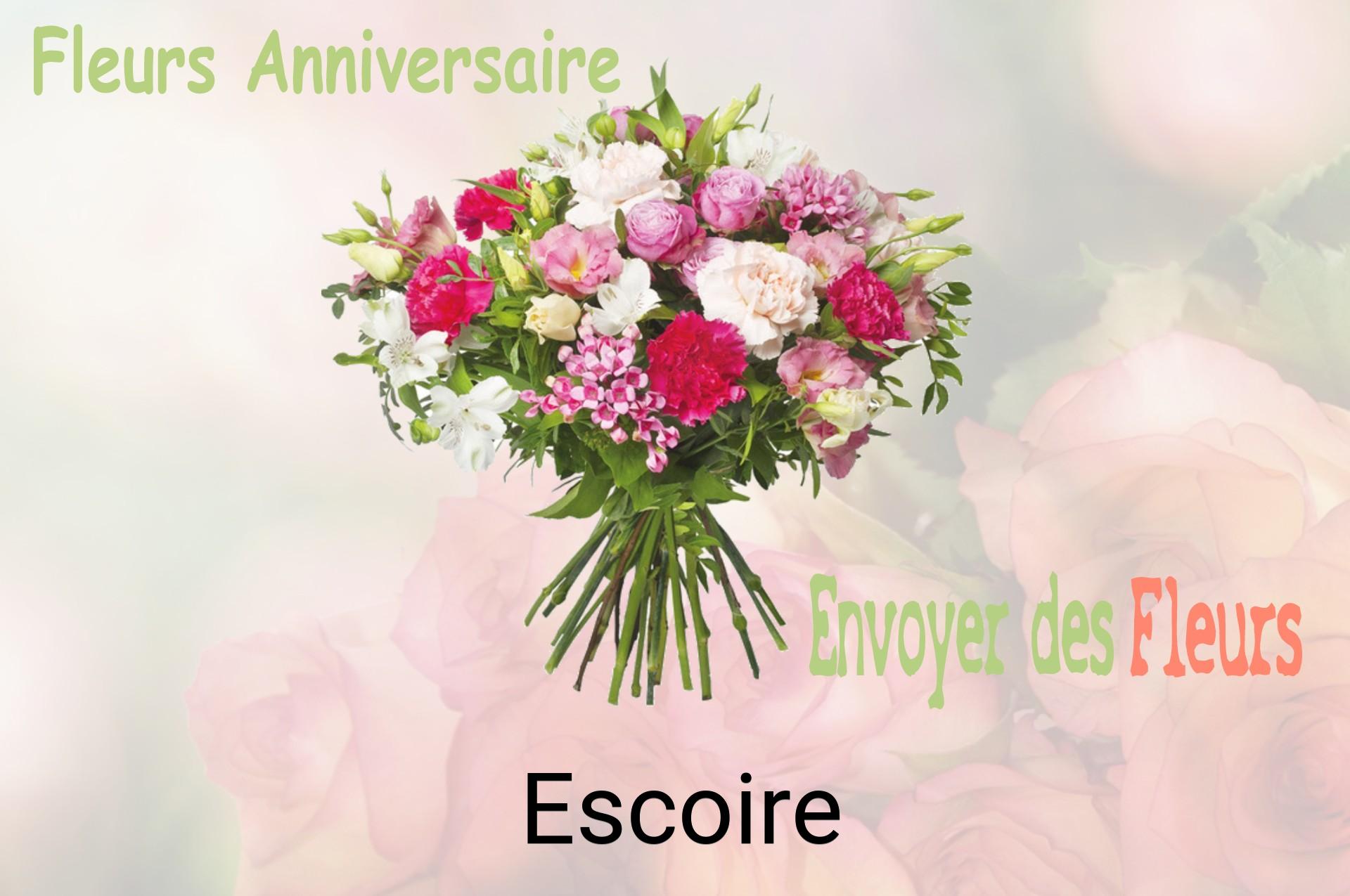 Bouquet de fleurs d’anniversaire livré à Escoire